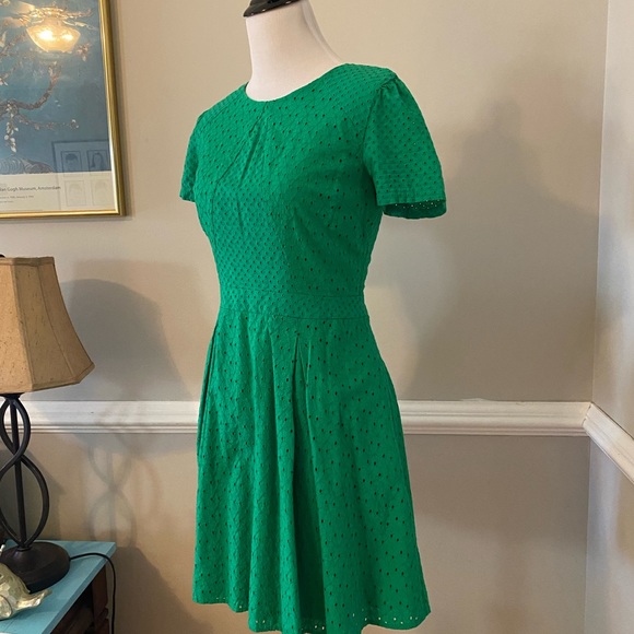 cynthia rowley green dress 90s Cynthia Rowley Corn Print Dress | S-M main image 1